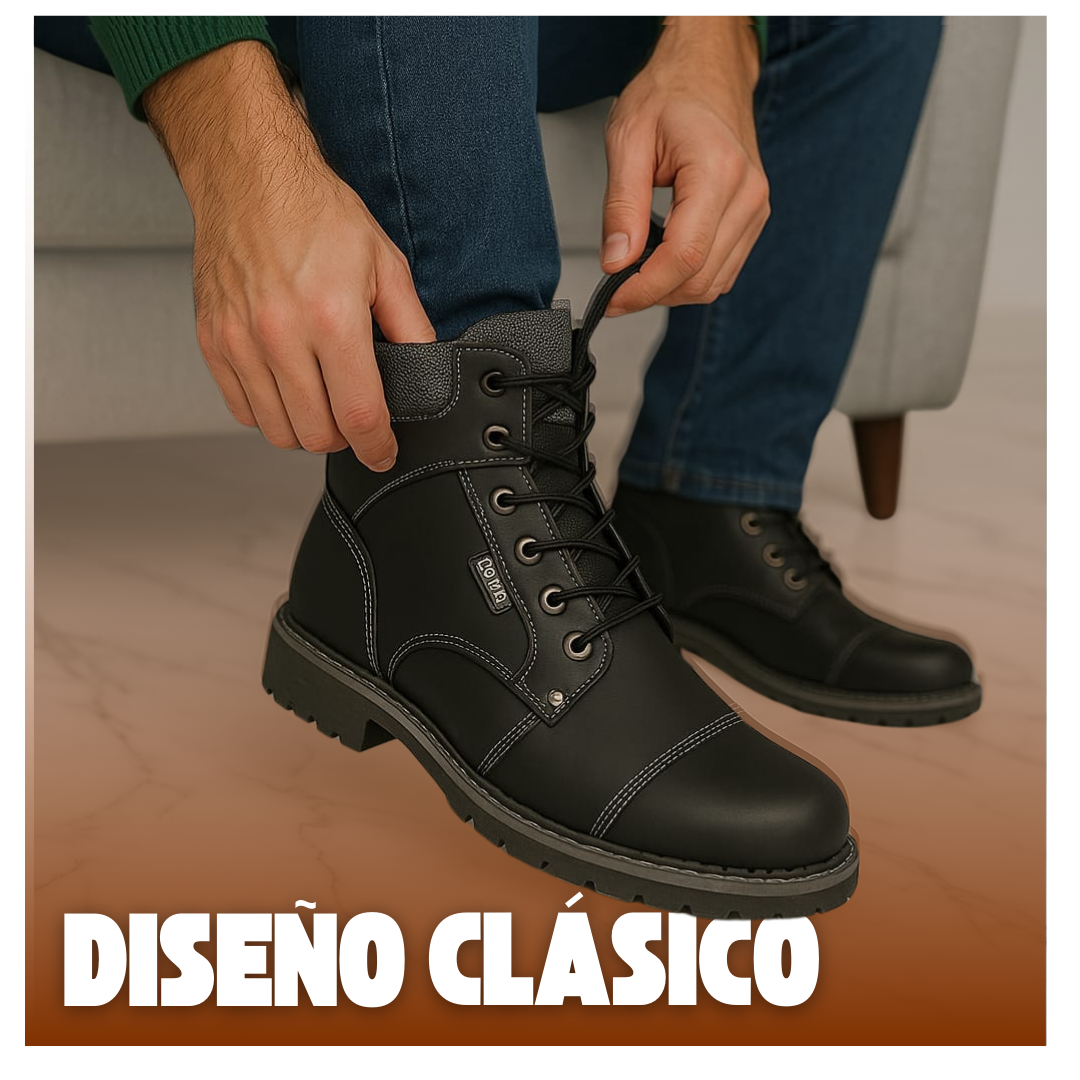 BOTAS DE CUERO CLÁSICO: – Elegancia y confort para todos los días