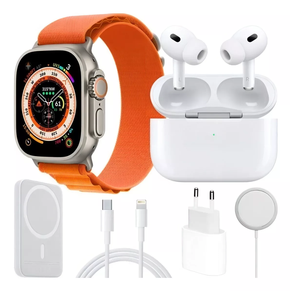 OFERTA IMPERDIBLE!!! Combo Smartwatch Airpods Pro Cargador X8